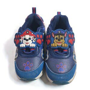 Nickelodeon Paw Patrol Toddler Size 7 Boy's Shoes Sneakers Light Up Red Blue